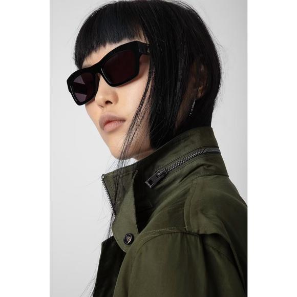 NEW ZADIG & VOLTAIRE kayaka utility jacket in wakame - Picture 4 of 5